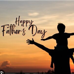 Father's Day Silhouette Art Print